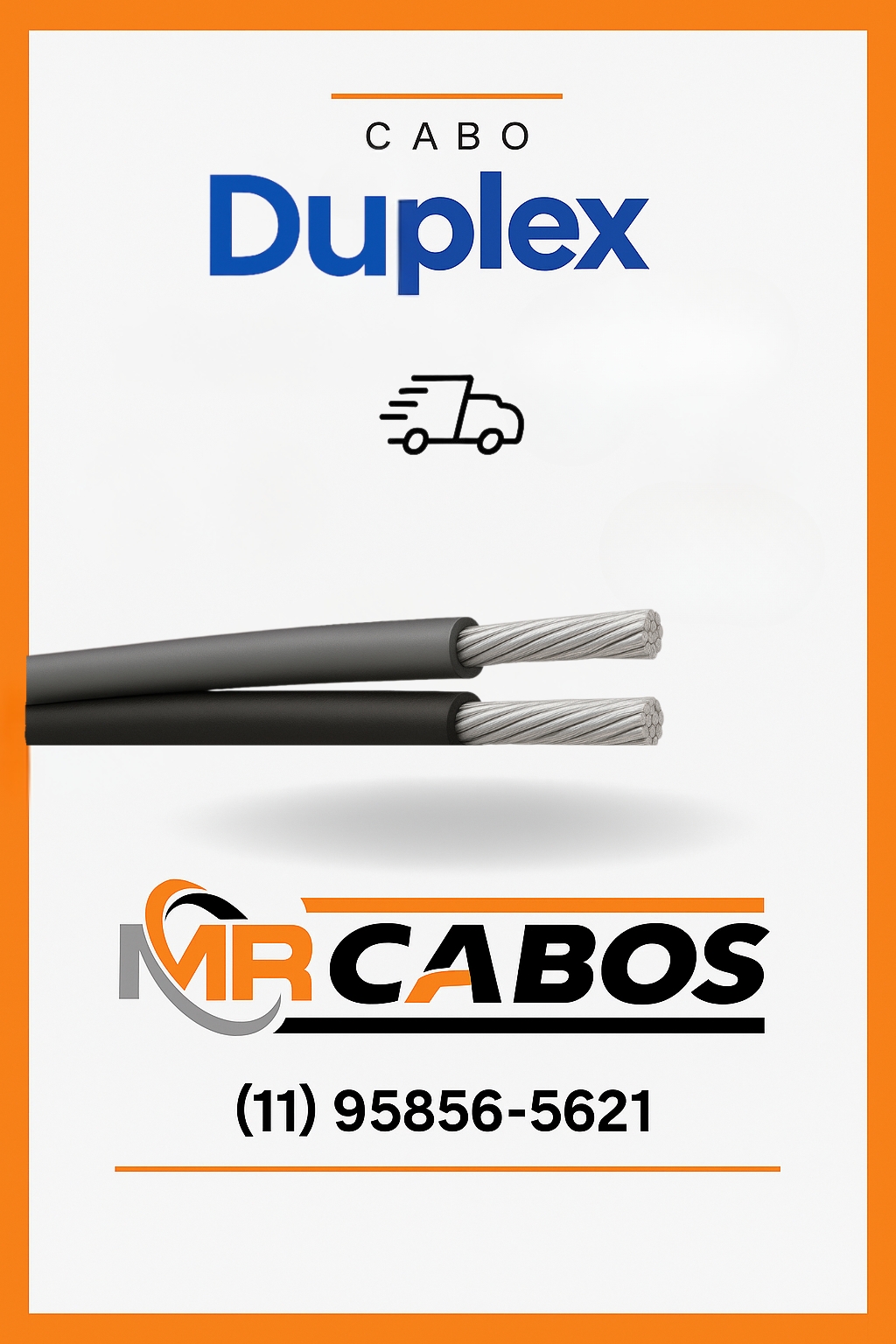 Cabo Duplex de Auminio